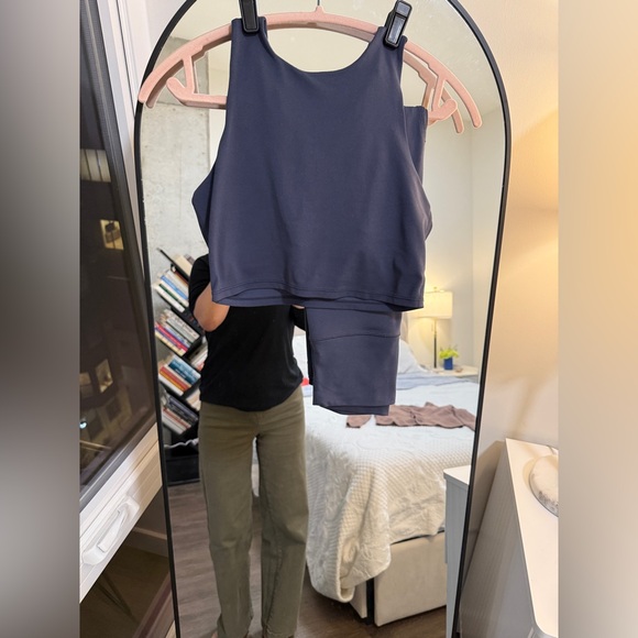 Quince Ultra Form Activewear Set, Women’s Size XS, Slate Blue - Picture 2 of 5